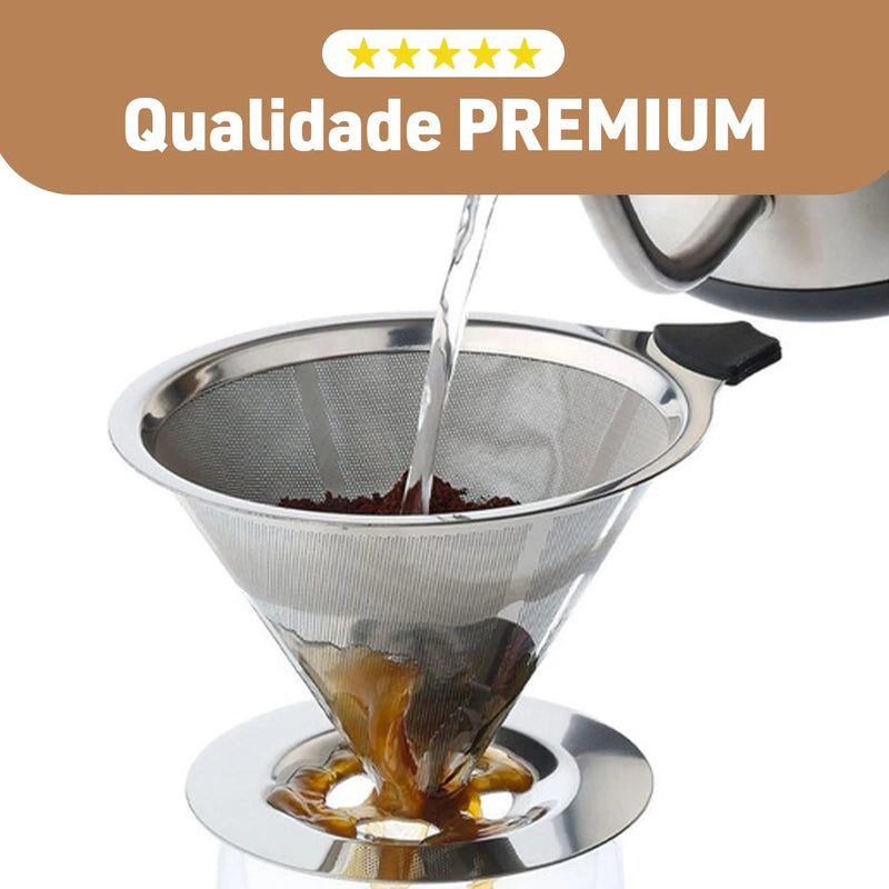 Coador de café inoxidável - Novidade!!!