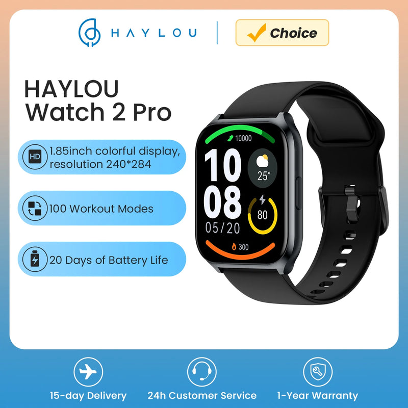 Smartwatch à prova d'água completo - HAYLOU Watch 2 Pro (LS02 Pro)